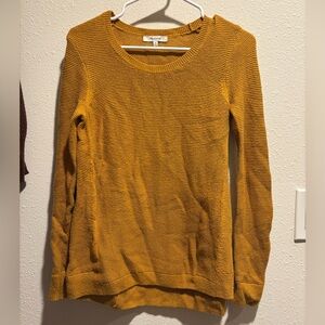 Madewell Women's Sweater in Mustard Yellow
